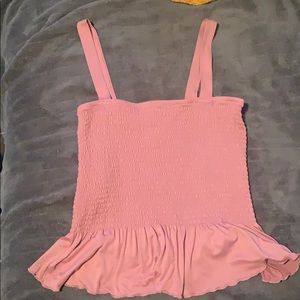 Pink tank top